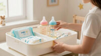 Diaper Caddies and Carts: Organizing Supplies by Zone