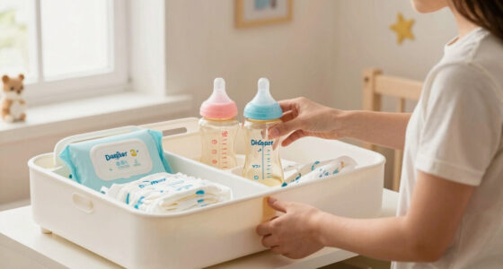 Diaper Caddies and Carts: Organizing Supplies by Zone