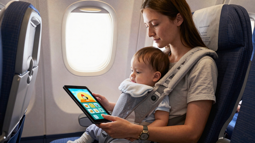 Flying With Baby Tech: What Works on a Plane