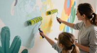 Kids Help Paint Mural In Bangor
