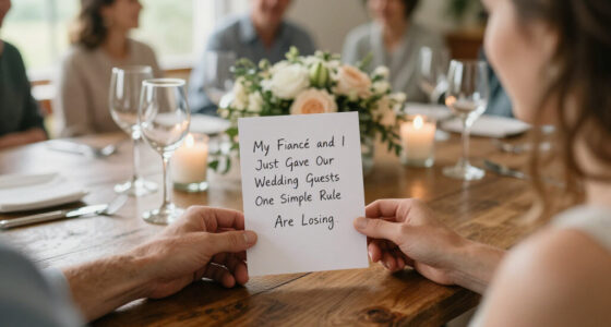My Fiancé And I Just Gave Our Wedding Guests One Simple Rule. People Are Losing Their Minds.