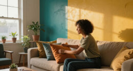 This Living Room Was Beige On Beige On Beige — Then They Built This