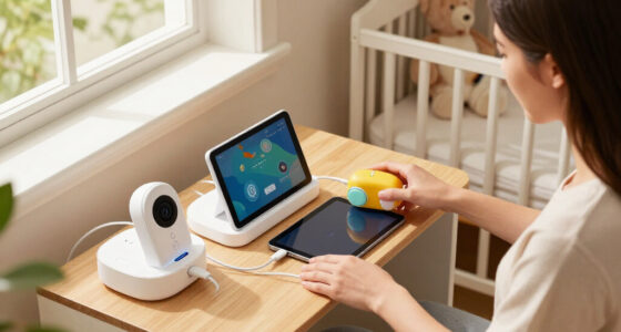 A Nursery Tech Charging Station: One Spot for Everything