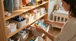 Closet Organization for Fast-Growing Baby Sizes