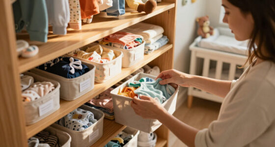 Closet Organization for Fast-Growing Baby Sizes