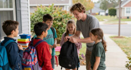 Jordan Walsh Helps Kids Gear Up For School As He Gears Up For Year 4
