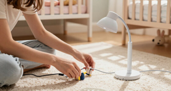 Nursery Cord Management: Taming Monitor and Lamp Cables