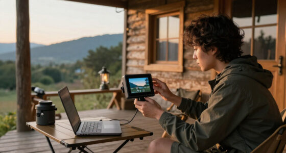 Portable Monitors Without WiFi: Options for Cabins and Camping